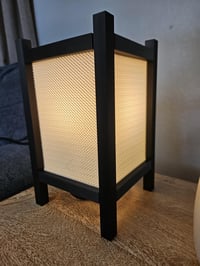 Image 3 of Riku RippleMesh Table Lamp Japanese Inspired Design