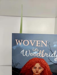Image 7 of Calla Lily Pen Plant with Leaf Bookmarks- Functional Flower Pens in Usable Vase
