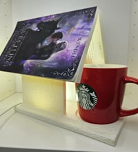 Image 2 of House Of Books | Broken Glass-Textured Lighted Book Holder