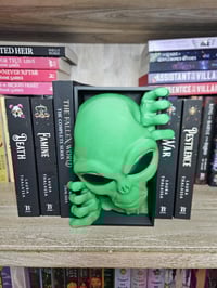 Image 4 of Alien Book Nook Escaping Alien Bookshelf Insert
