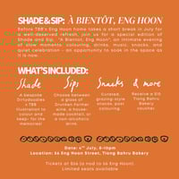 Image 2 of Shade & Sip: Tiong Bahru Bakery x Dirtydoodies