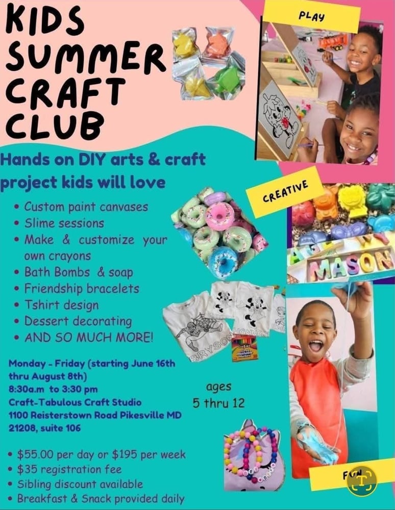 Image of Kids Summer Craft Club 