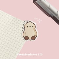 Done For The Day Peanut Sticker
