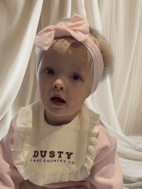 Image 3 of Bibs and Bow set 