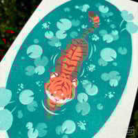 Image 2 of lily pond [riso print]