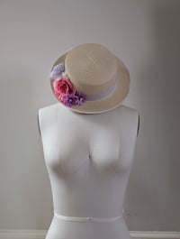 Image 1 of Summer Bouquet Boater Hat