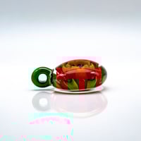 Image 3 of Crowman Red & Yellow Flower Pendant