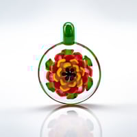 Image 5 of Crowman Red & Yellow Flower Pendant