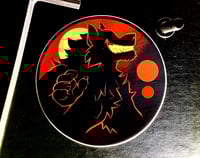 Image 2 of Red Moon Werewolf - Sticker