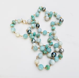 Amazonite & Aqua Mix Necklace