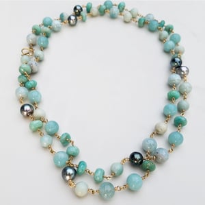 Amazonite & Aqua Mix Necklace