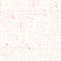 HOME TOWN Patterns C13599-CORAL by Lori Holt for Riley Blake Designs