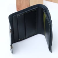 Image 8 of Fold Over Two Snap Wallet vegetable-tanned
