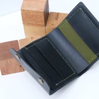 Image 9 of Fold Over Two Snap Wallet vegetable-tanned