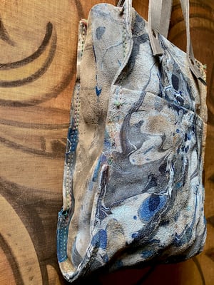Image of Vintage hand marbled bag - no. 01