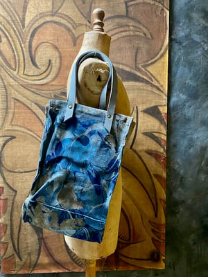 Image of Vintage hand marbled bag - no. 01