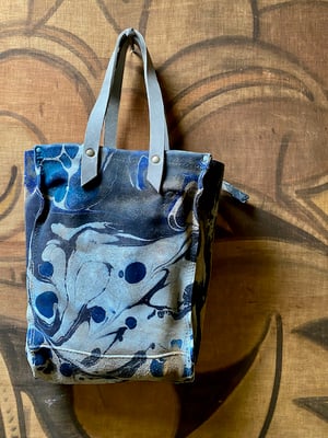 Image of vintage hand marbled bag - no. 02