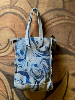 Image of vintage hand marbled bag - no. 02