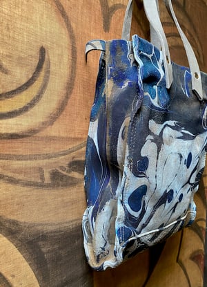 Image of vintage hand marbled bag - no. 02
