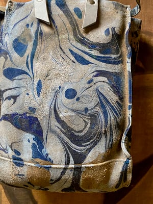 Image of vintage hand marbled bag - no. 02