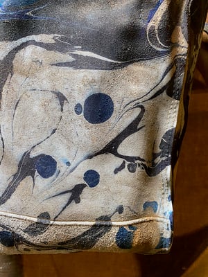 Image of vintage hand marbled bag - no. 02