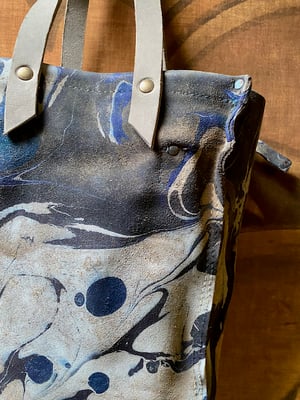 Image of vintage hand marbled bag - no. 02
