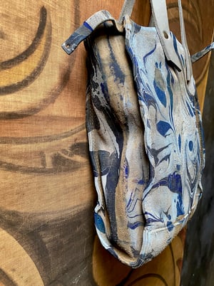 Image of vintage hand marbled bag - no. 02
