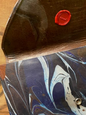 Image of vintage hand marbled bag - no. 03