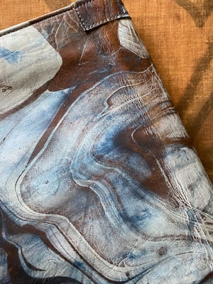 Image of vintage hand marbled bag - no. 03