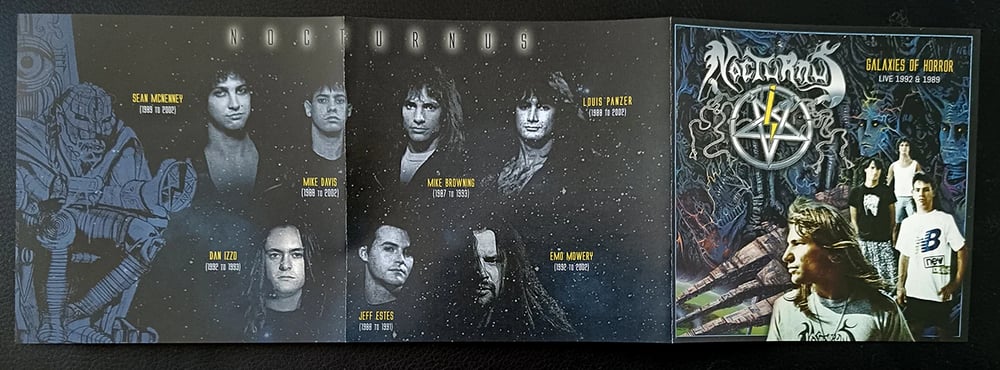 NOCTURNUS - Galaxies Of Horror - Live 1992 & 1989 CD PRE ORDER