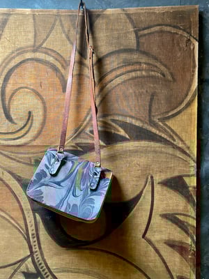 Image of vintage hand marbled bag - no. 04