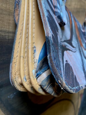 Image of vintage hand marbled bag - no. 04