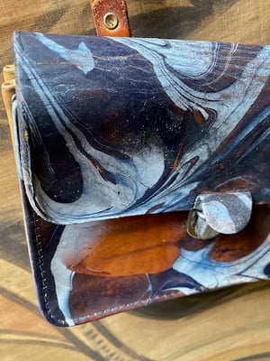 Image of vintage hand marbled bag - no. 04