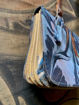Image of vintage hand marbled bag - no. 04