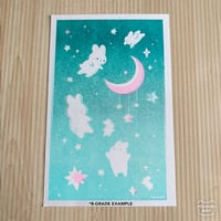Image 3 of space buns [riso print]