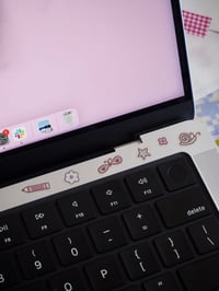 Image 4 of 'Just a girl' sticker sheet