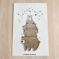 Image 3 of under the stars [riso print]