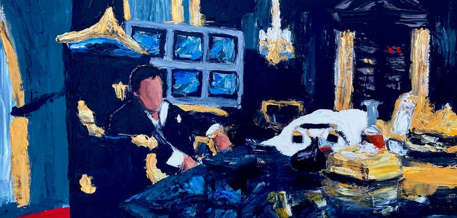 Image of We go to war (original on canvas)