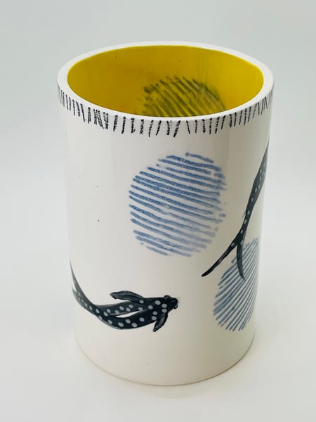 Image of Koi Carp vase (#721)