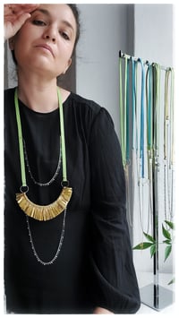 Image 5 of Collana artigianale in pelle I LEGAMI collana - Medea Fresh - 10% off