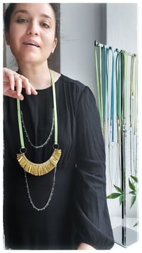 Image 6 of Collana artigianale in pelle I LEGAMI collana - Medea Fresh - 10% off