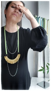 Image 9 of Collana artigianale in pelle I LEGAMI collana - Medea Fresh - 10% off