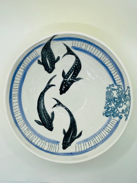 Image of Koi Carp bowl (#646)