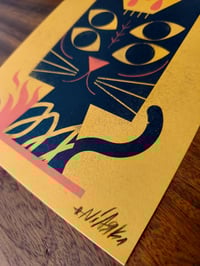 Image 3 of Black Cat 4 eyes - A4