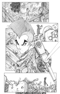 Image 2 of ATOMIC ART BOOK 3 SIGNED+Ink Sketch Original