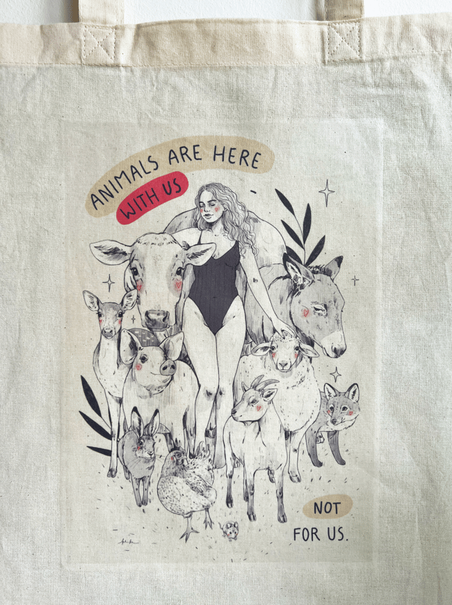 Animallover – Jutebeutel Transferdruck