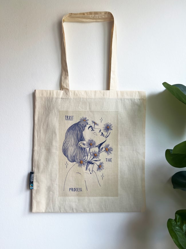 TRUST – Jutebeutel Transferdruck