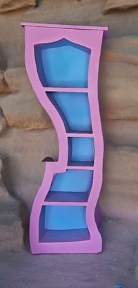 Image 2 of DR seuss / Alice in Wonderland / Fantasia inspired Whimsical Bookcase,  One-of-a-Kind