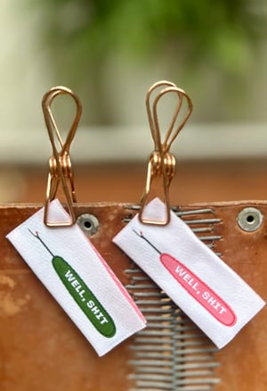Image of Well, Shit - Designer Sewing Labels