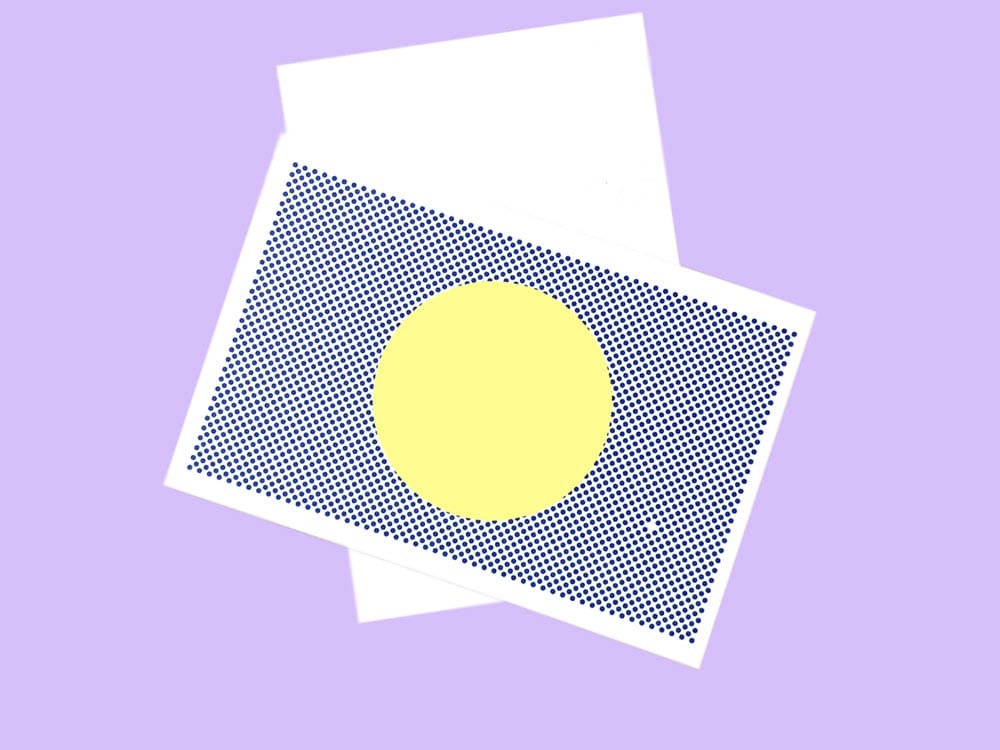 Image of MINIKARTE Yellow Dot